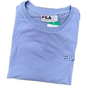 Fila Women's Sweatshirt French Terry Crewneck Side Pockets Size XL NWT